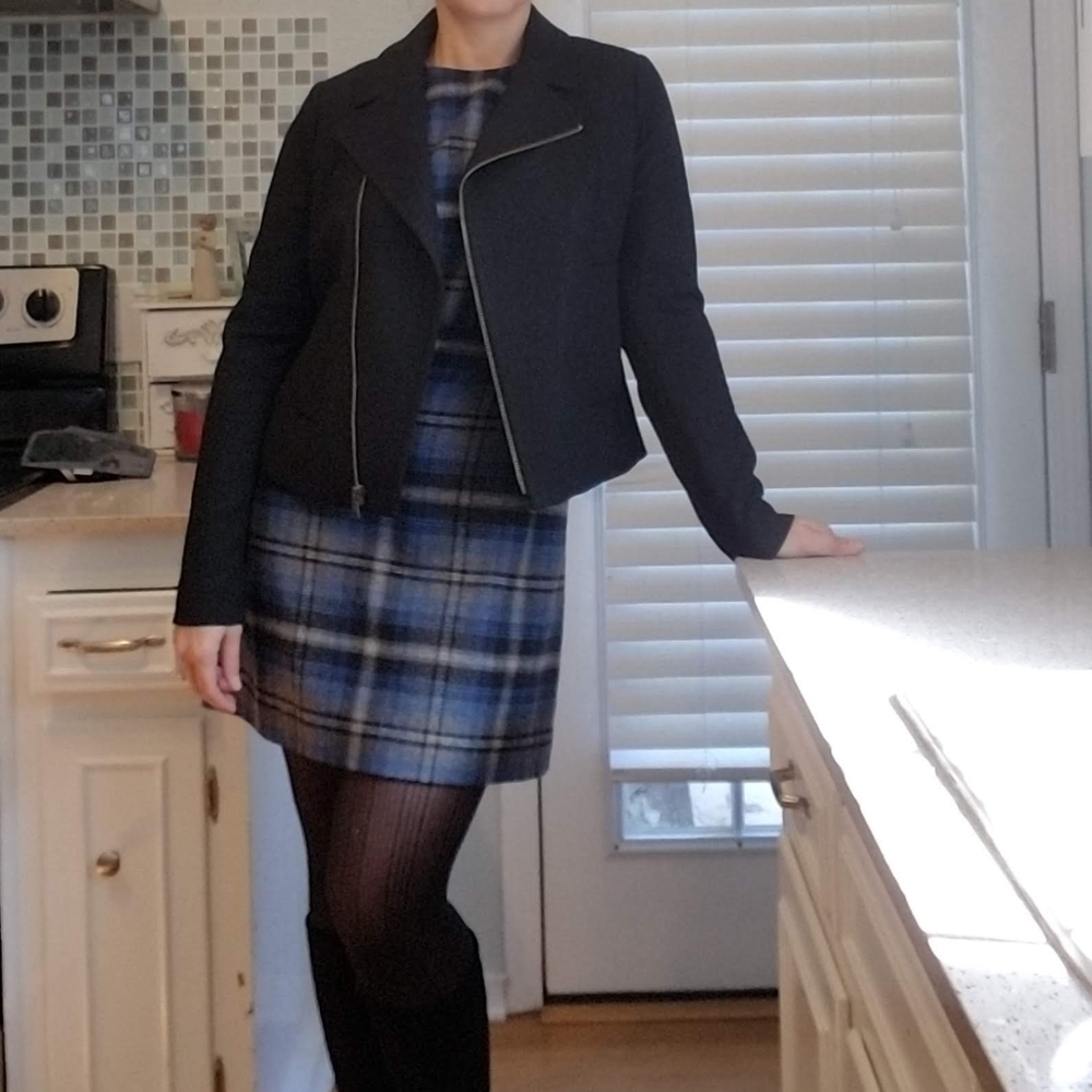 2 for 20$👈The Limited Plaid Flannel Dress